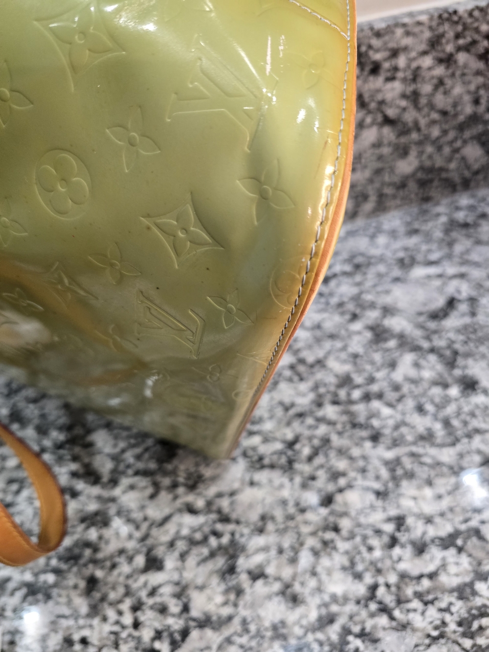 Authentic Louis Vuitton Monogram Vernis Houston Tote Bag - Picture 7 of 16